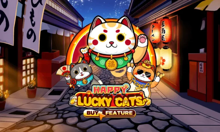 happy lucky cats